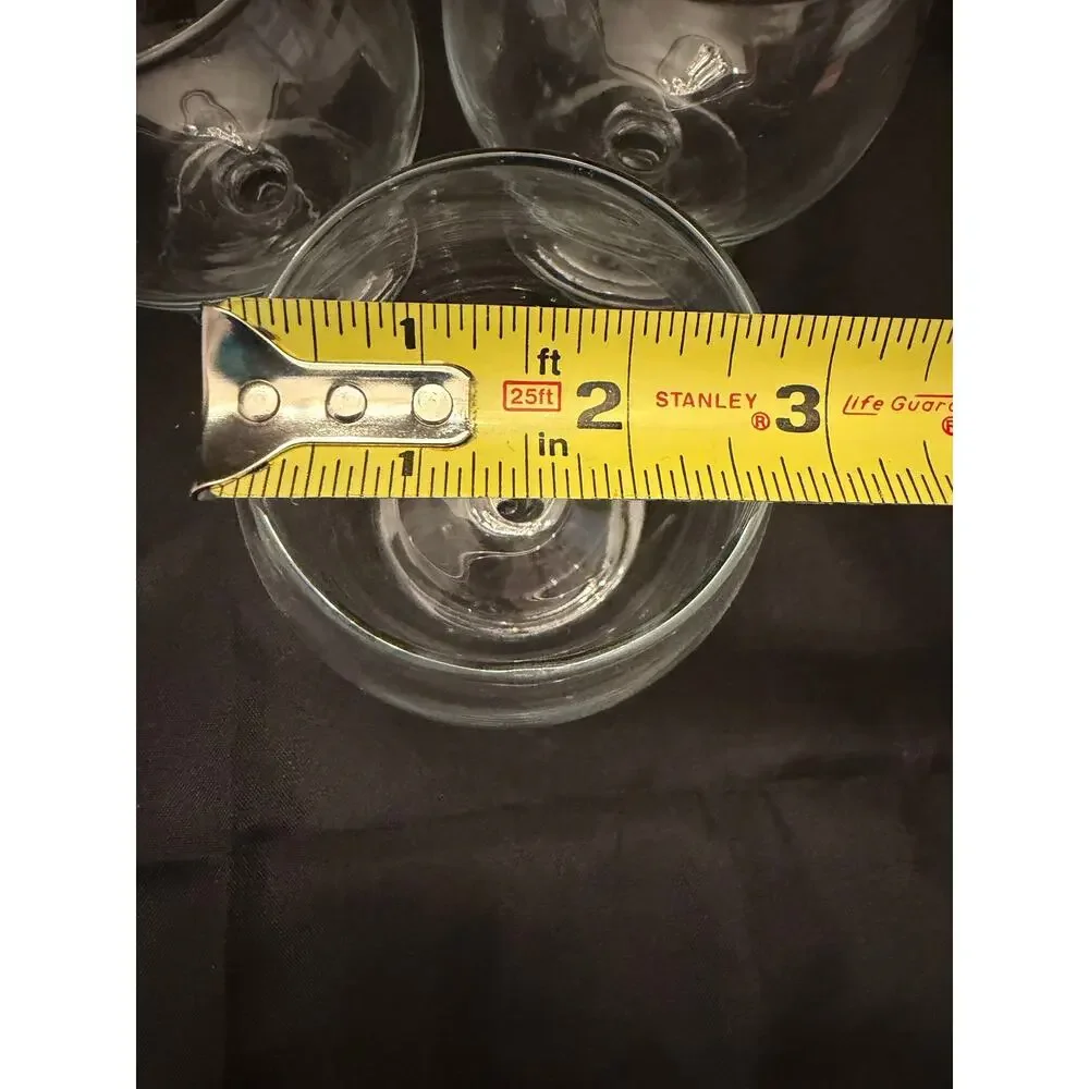 Vintage MCM Crystal Brandy Snifters - Set of 3 Matching + 1 Coordinating Glass